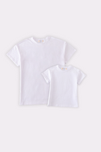 Premium Ivory basic T-shirt Kids and adult