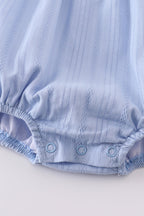 Premium Blue cross embroidery bubble