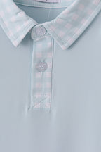 Blue active ruffle dress set