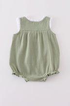 Premium sage ruffle bubble