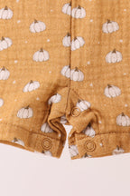 Premium pumpkin print muslin jonjon