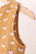 Premium pumpkin print muslin jonjon