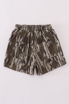 Camouflage print shorts