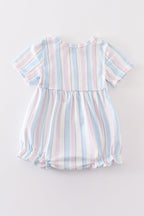 Crab french knot stripe girl bubble