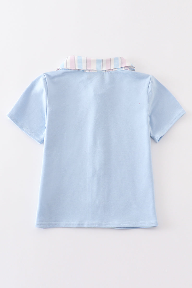 Crab french knot boy shirt