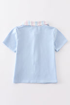 Crab french knot boy shirt