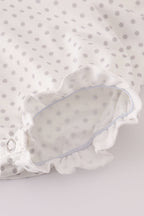 Maroon Alabama embroidery dot bubble