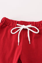 Grey Alabama embroidery pants set