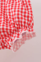 Beige reindeer sequin bloomer set