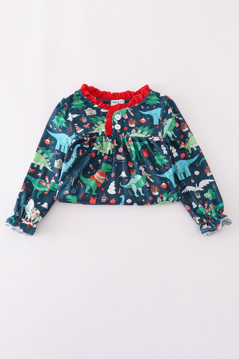 Dinosaur Ruffle Dress