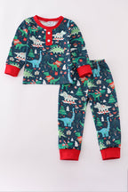 Green Dinosaur Pants Set