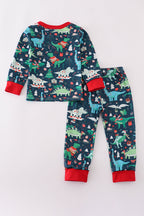 Green Dinosaur Pants Set