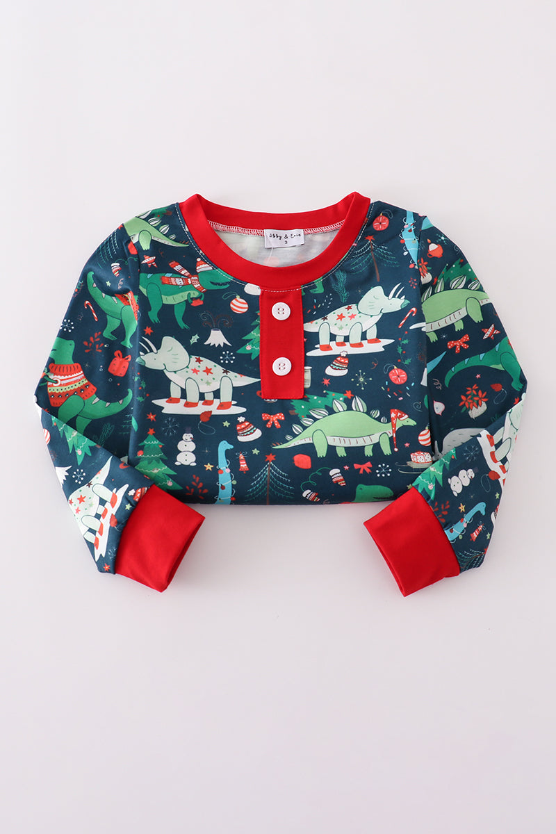 Green Dinosaur Pants Set