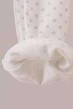 Navy christmas santa claus embroidery pants set