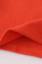 Fox embroidery gingham pants set