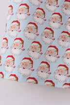 Blue christmas santa claus men pajamas pants