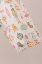 Nutcracker print tiered mom dress