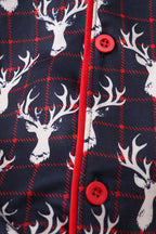 Navy deer print mom gown