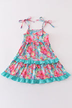 Tropical Bloom print mom&me dress