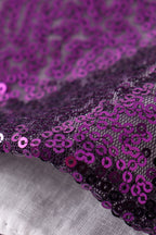 Purple sequin mardi gras mom&me skorts