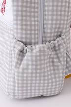 Mississippi state bulldogs embroidery boy backpack