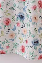 Green garden rose mom dress