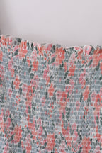 Green garden bloom smocked mom&me dress