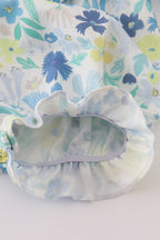 Yellow floral character applique bubble