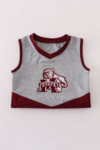 Mississippi embroidery skorts set