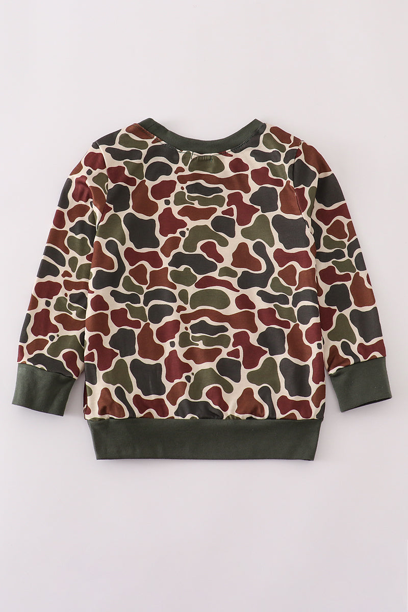 Camouflage dad&me sweatshirt
