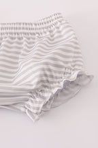 Alabama roll tide elephant applique ruffle bloomer set