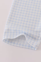 Cream puppy embroidery pants set