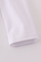 Pink bow smocked bubble