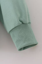 Sage duck sequin mom&me top