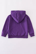 LSU glitter hoodie top
