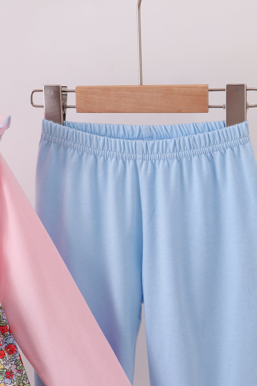 Pink Christmas Tree Applique Ruffle Set