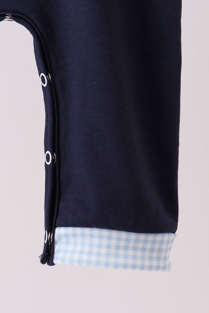 Santa Claus Embroidery Romper