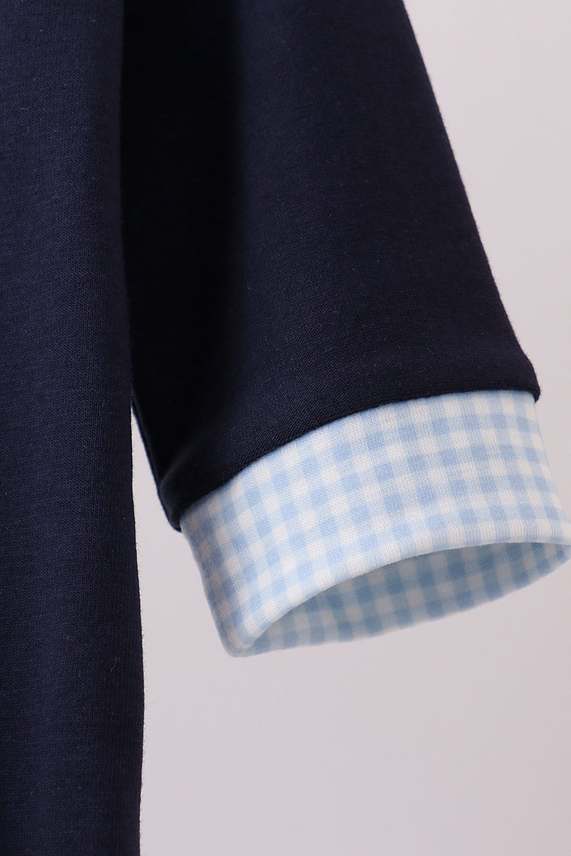 Santa Claus Embroidery Romper