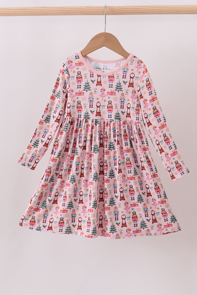 Nutcracker print bamboo dress