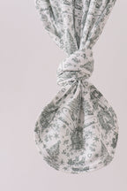 Green christmas tree print gown