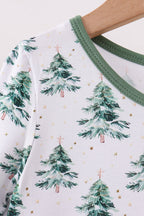 Green christmas tree bamboo dress