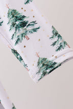 Green christmas tree bamboo dress