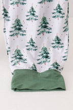 Green christmas tree bamboo mom pants