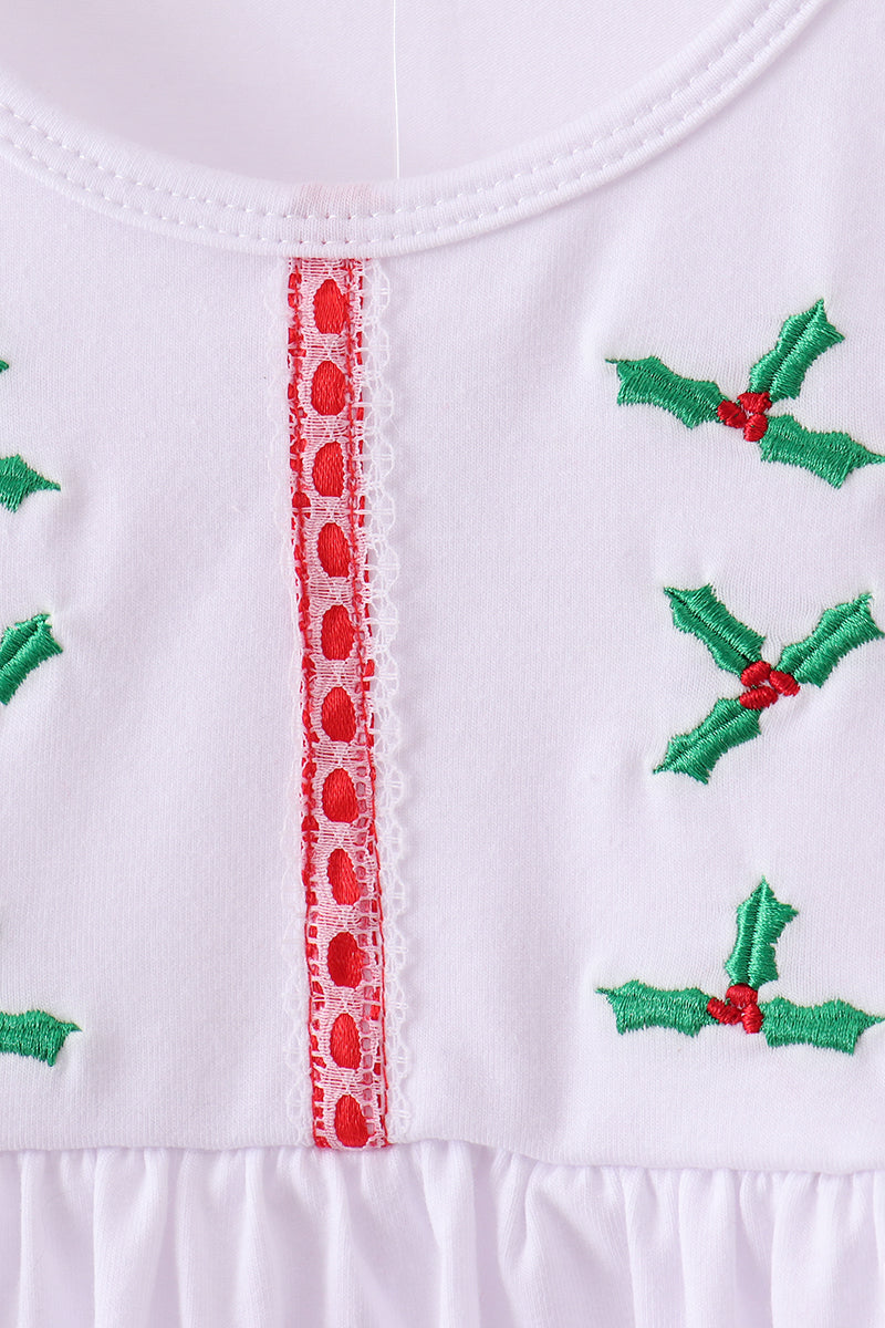 Holly Embroidery Pant Set