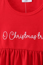 Christmas Tree Applique Pants Set