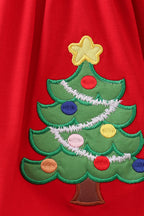 Christmas Tree Applique Pants Set