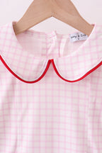 Red princess embroidery pants set