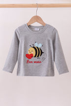 Bee mine applique top